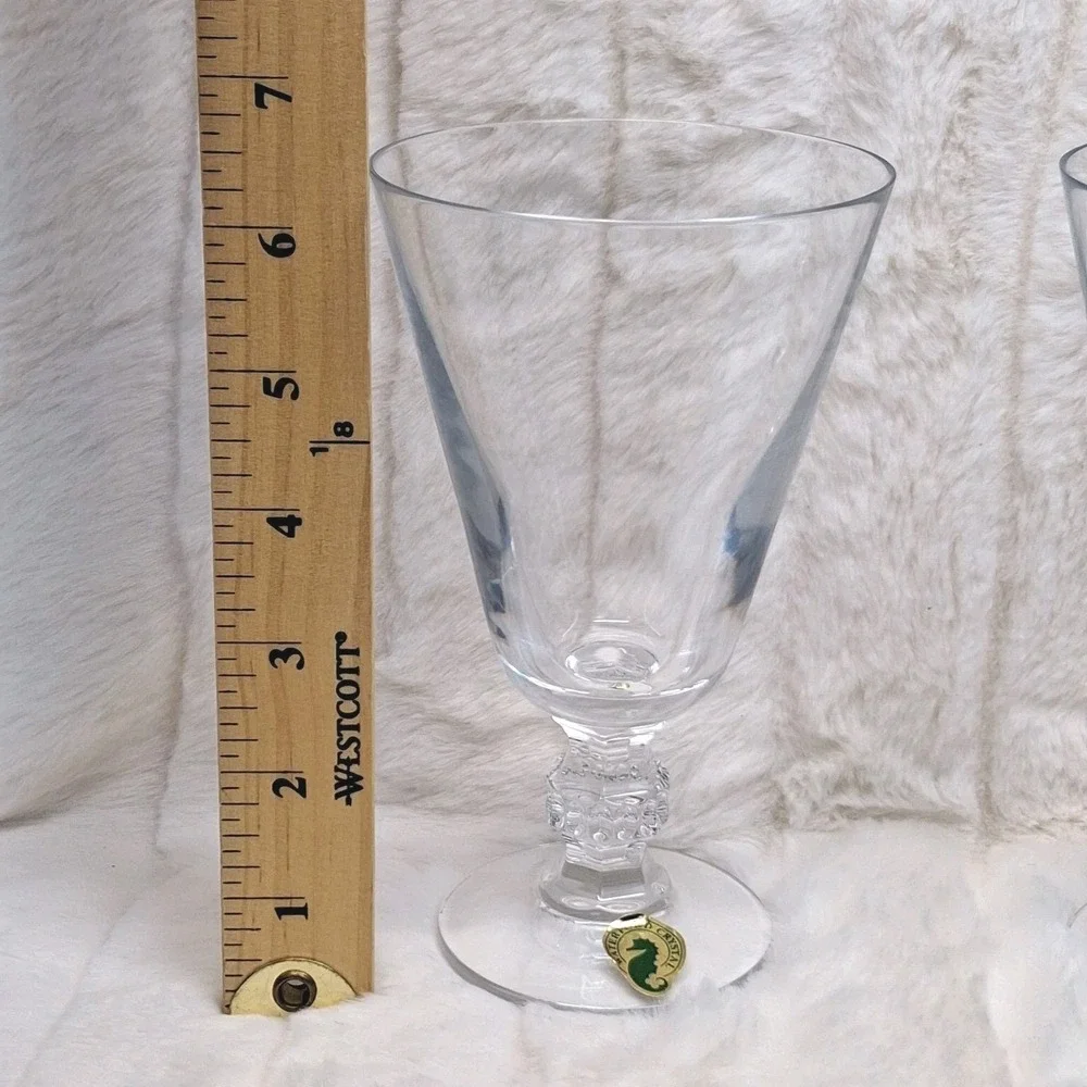 Waterford Ashton Lane Wine Glasses Stemware Set Clear Crystal Discontinued